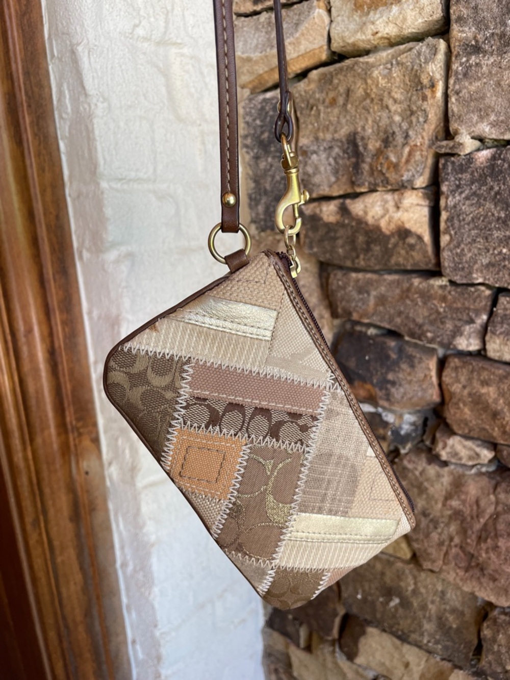Coach Y2K Patchwork Wristlet - Picture 11 of 11